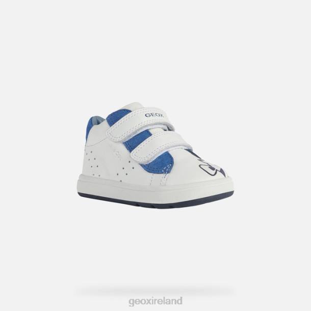 Geox 0ZTB1429 White/Royal Biglia Baby