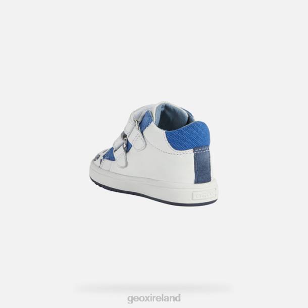 Geox 0ZTB1429 White/Royal Biglia Baby