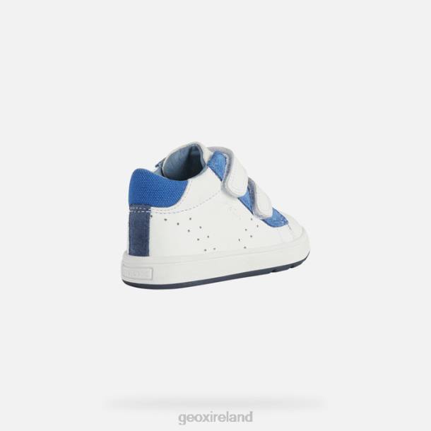 Geox 0ZTB1429 White/Royal Biglia Baby