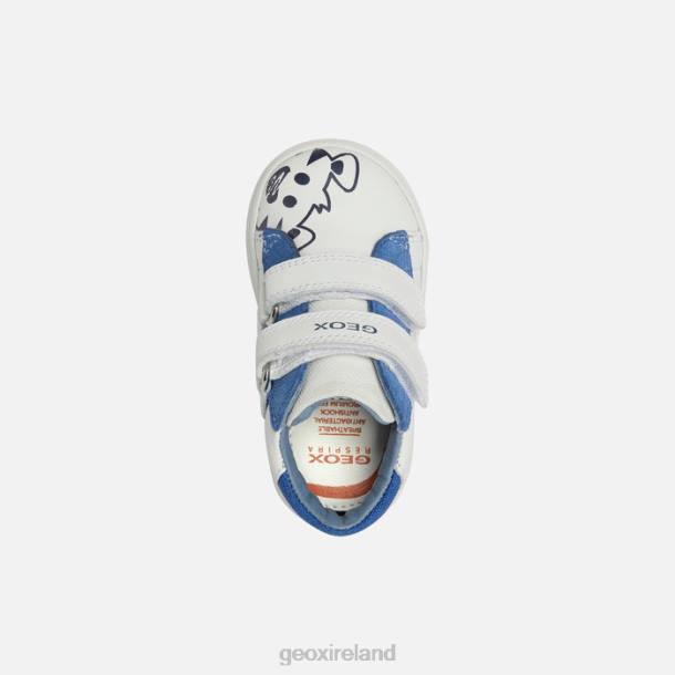 Geox 0ZTB1429 White/Royal Biglia Baby