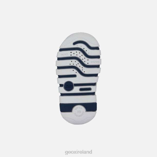 Geox 0ZTB1455 White/Navy Iupidoo Baby Boy