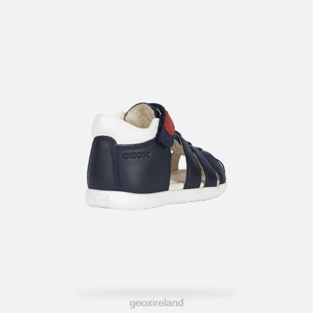 Geox 0ZTB1471 Navy Sandal Macchia Baby