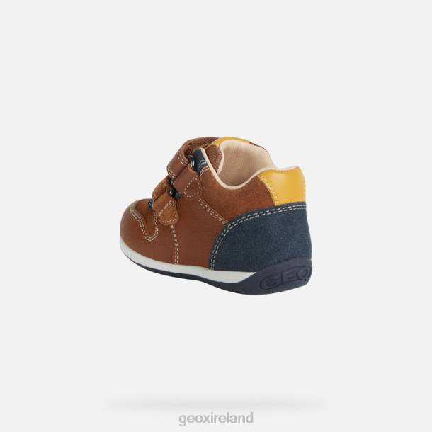 Geox 0ZTB1474 Nut/Navy Each Baby Boy