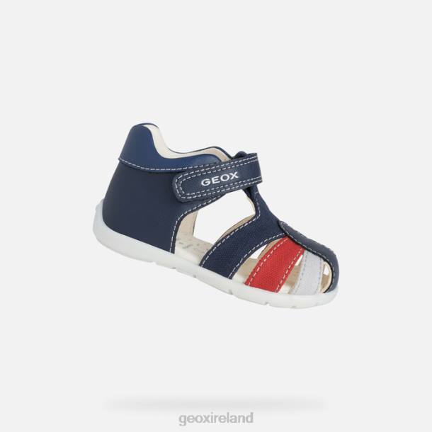 Geox 0ZTB1484 Dark Navy/Red Elthan Baby Boy
