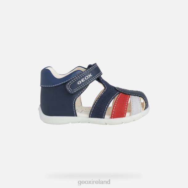 Geox 0ZTB1484 Dark Navy/Red Elthan Baby Boy