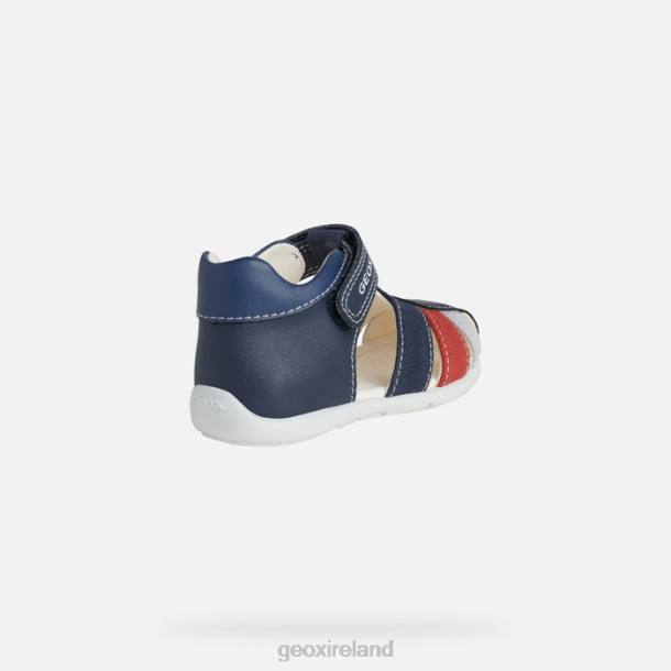 Geox 0ZTB1484 Dark Navy/Red Elthan Baby Boy