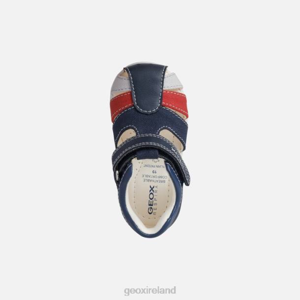 Geox 0ZTB1484 Dark Navy/Red Elthan Baby Boy
