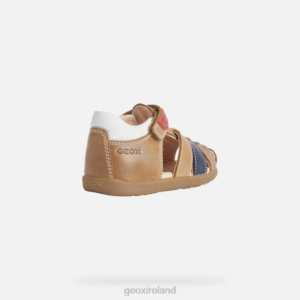 Geox 0ZTB1505 Caramel Sandal Macchia Baby
