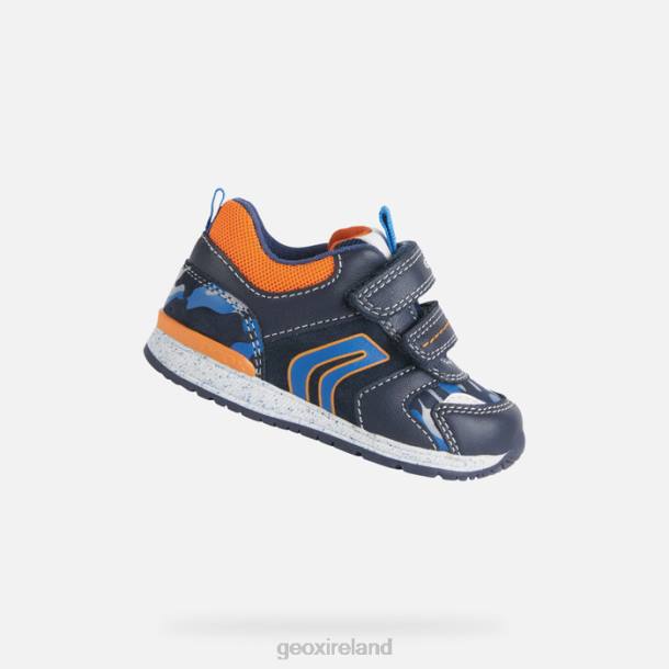 Geox 0ZTB1586 Navy/Light Orange Rishon Baby Boy