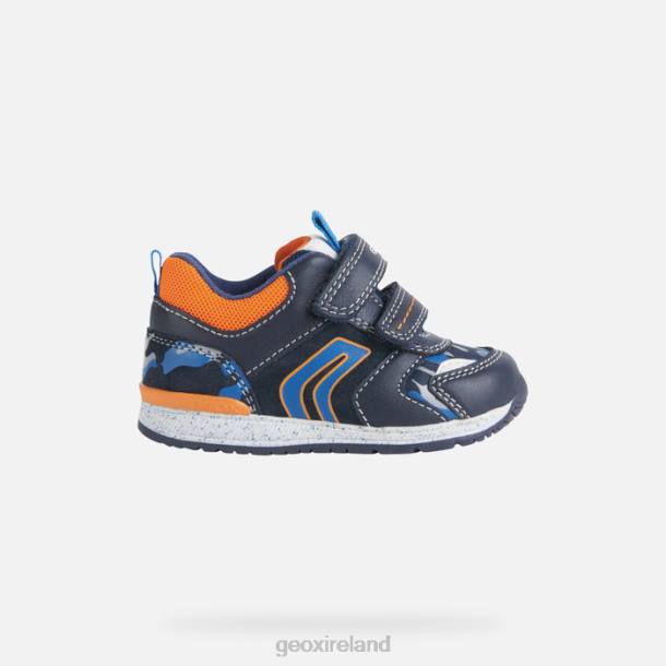 Geox 0ZTB1586 Navy/Light Orange Rishon Baby Boy
