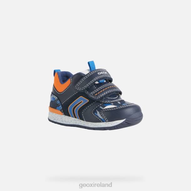 Geox 0ZTB1586 Navy/Light Orange Rishon Baby Boy