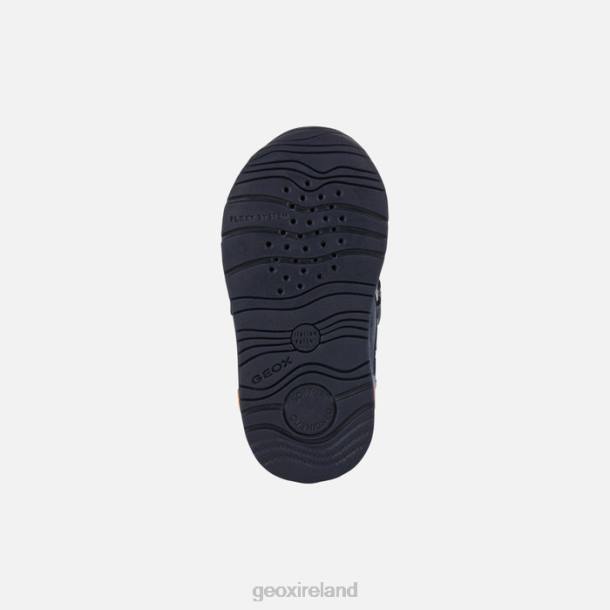 Geox 0ZTB1586 Navy/Light Orange Rishon Baby Boy
