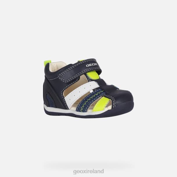 Geox 0ZTB1610 Navy/Fluo Yellow Each Baby Boy