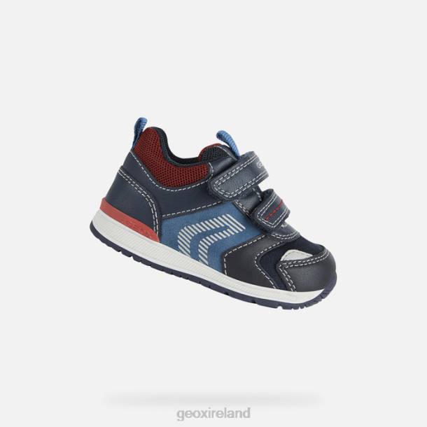 Geox 0ZTB1615 Dark Navy/Dark Red Rishon Baby Boy