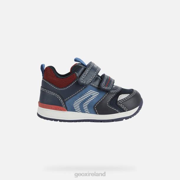 Geox 0ZTB1615 Dark Navy/Dark Red Rishon Baby Boy