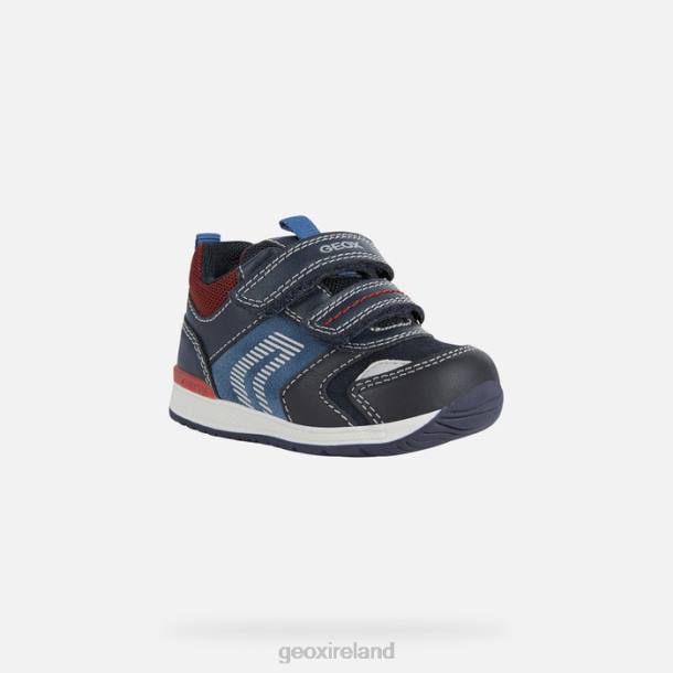 Geox 0ZTB1615 Dark Navy/Dark Red Rishon Baby Boy