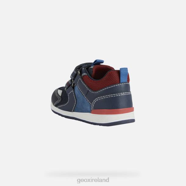 Geox 0ZTB1615 Dark Navy/Dark Red Rishon Baby Boy