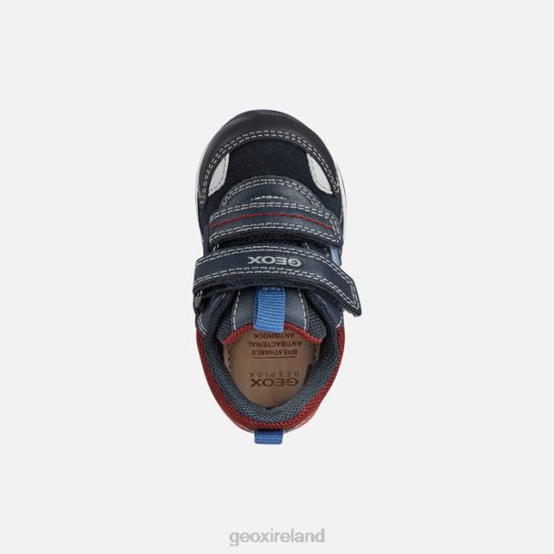 Geox 0ZTB1615 Dark Navy/Dark Red Rishon Baby Boy