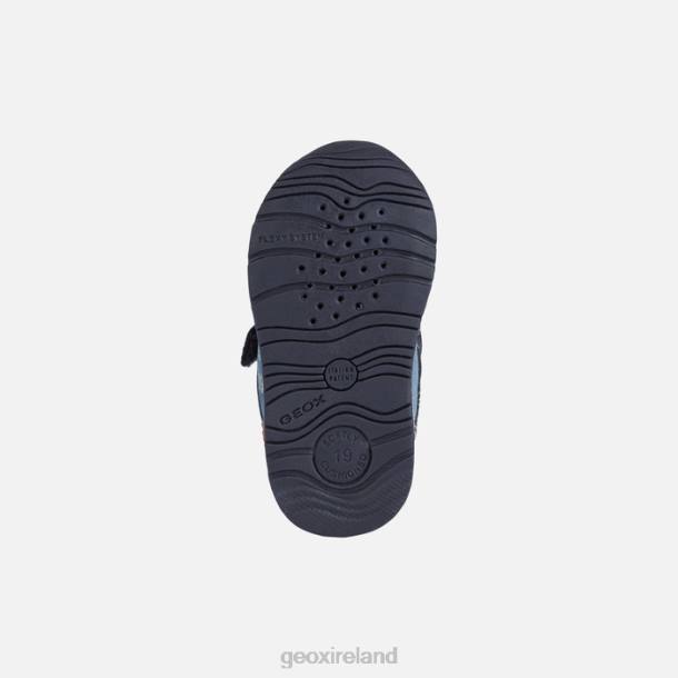 Geox 0ZTB1615 Dark Navy/Dark Red Rishon Baby Boy