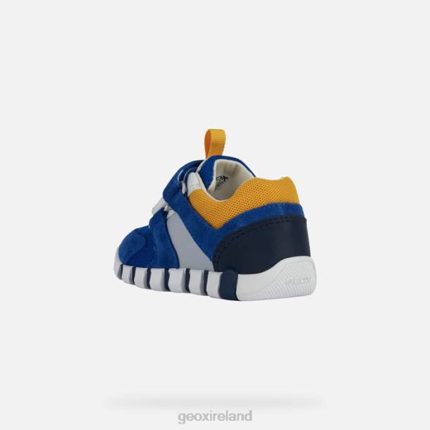 Geox 0ZTB2020 Royal/Yellow Iupidoo Baby Boy