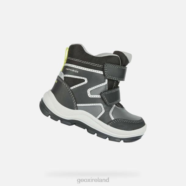 Geox 0ZTB1439 Black/Grey Flanfil Abx Toddler