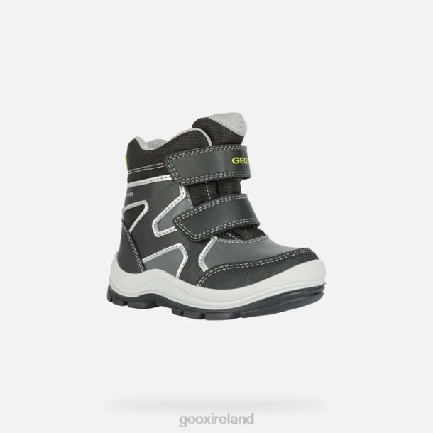 Geox 0ZTB1439 Black/Grey Flanfil Abx Toddler