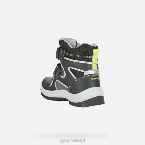 Geox 0ZTB1439 Black/Grey Flanfil Abx Toddler