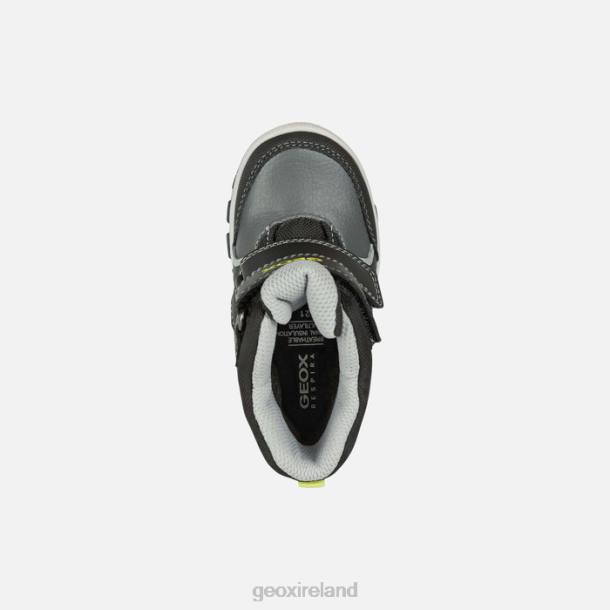 Geox 0ZTB1439 Black/Grey Flanfil Abx Toddler