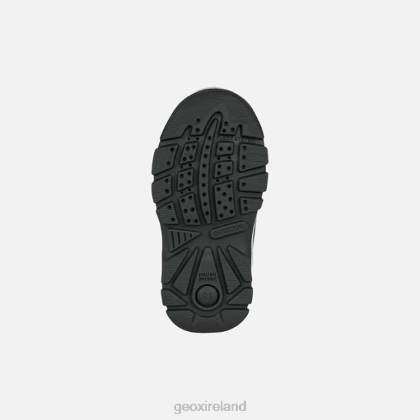 Geox 0ZTB1439 Black/Grey Flanfil Abx Toddler