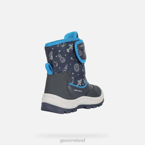Geox 0ZTB1538 Navy/Royal Flanfil Abx Toddler