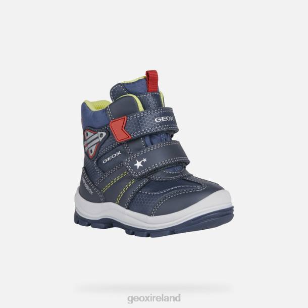 Geox 0ZTB1561 Navy/Red Flanfil Abx Toddler
