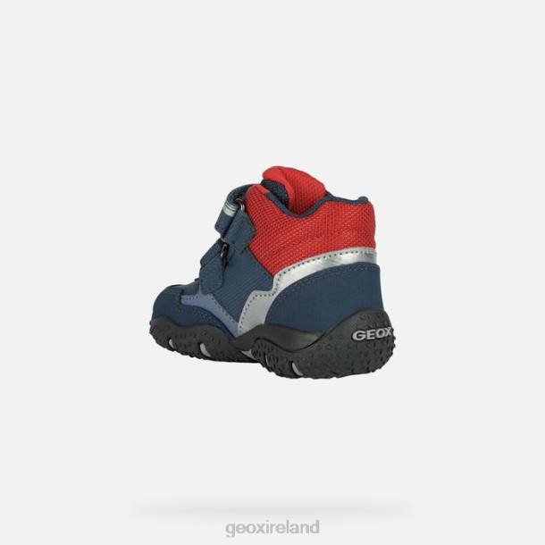 Geox 0ZTB1567 Navy/Red Baltic Abx Toddler