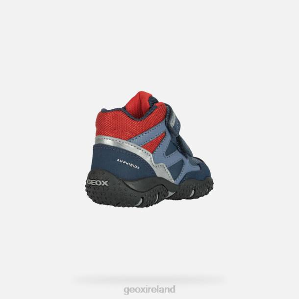 Geox 0ZTB1567 Navy/Red Baltic Abx Toddler