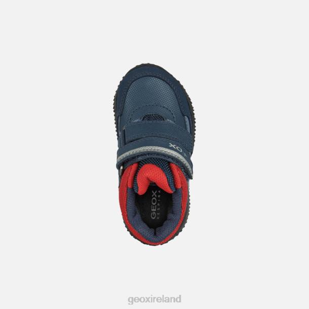 Geox 0ZTB1567 Navy/Red Baltic Abx Toddler