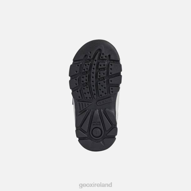 Geox 0ZTB1633 Black/Orange Flanfil Toddler