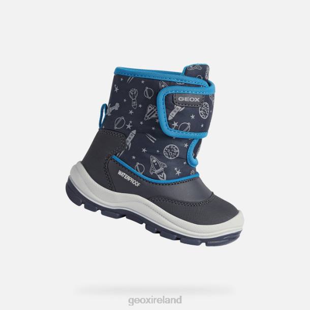 Geox 0ZTB1655 Navy/Royal Flanfil Toddler