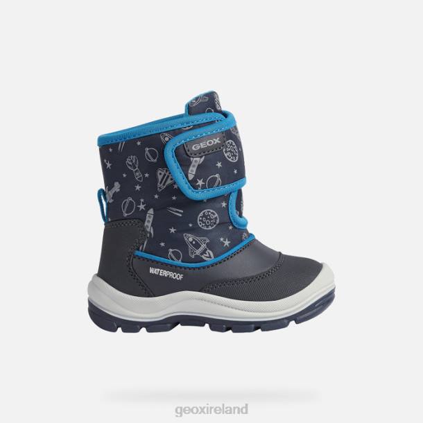 Geox 0ZTB1655 Navy/Royal Flanfil Toddler