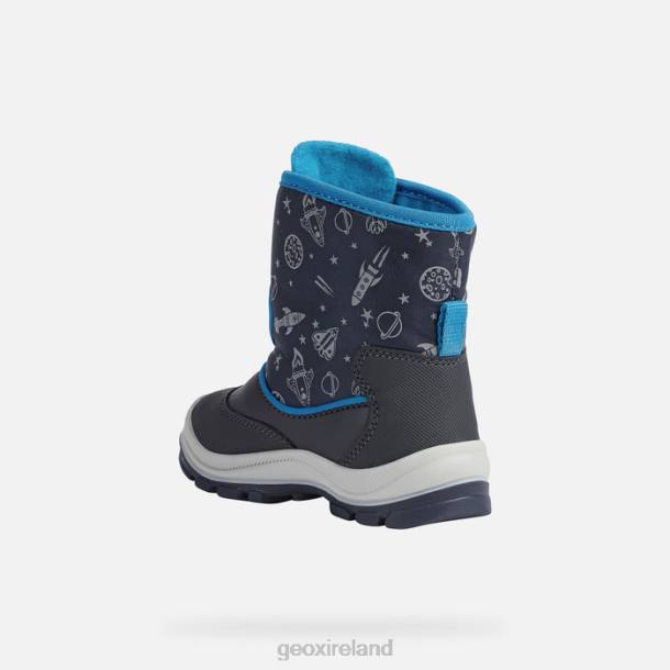 Geox 0ZTB1655 Navy/Royal Flanfil Toddler