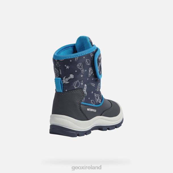 Geox 0ZTB1655 Navy/Royal Flanfil Toddler