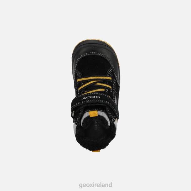 Geox 0ZTB2031 Black/Yellow Omar Baby