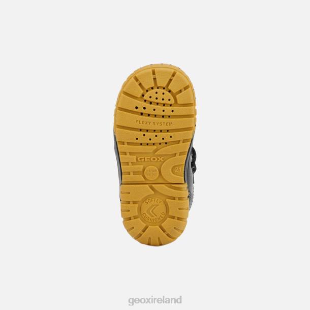Geox 0ZTB2031 Black/Yellow Omar Baby