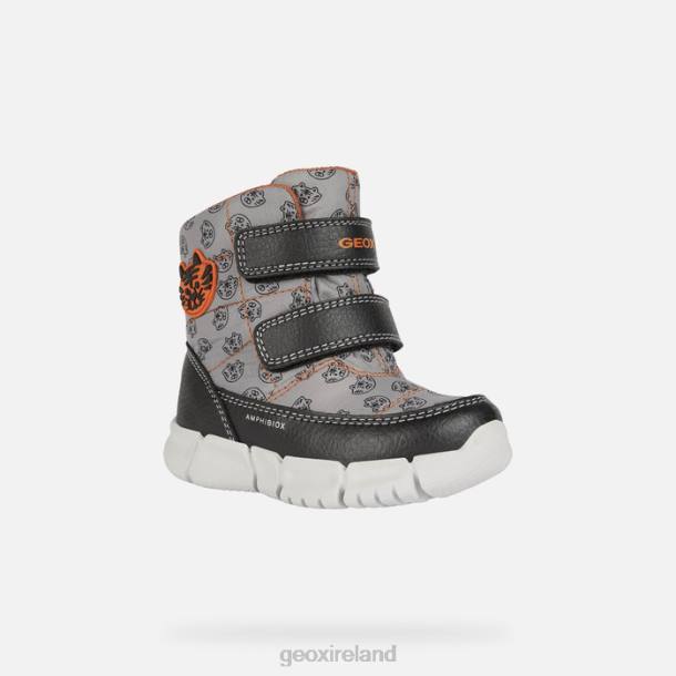 Geox 0ZTB889 Grey/Orange Flexyper Abx Baby