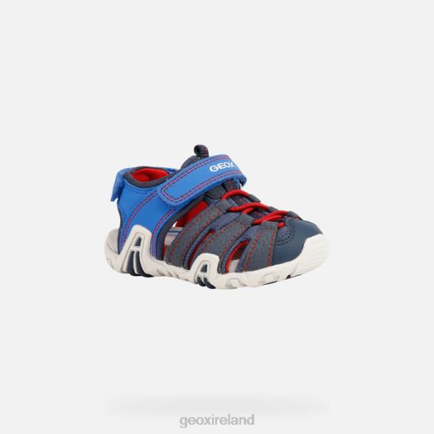 Geox 0ZTB1446 Royal/Red Kraze Toddler