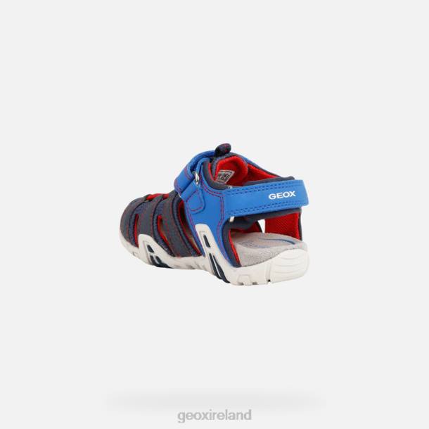 Geox 0ZTB1446 Royal/Red Kraze Toddler