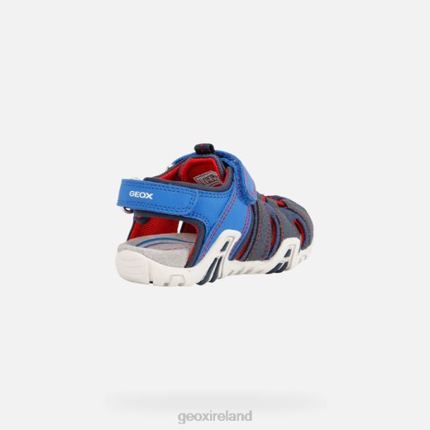 Geox 0ZTB1446 Royal/Red Kraze Toddler