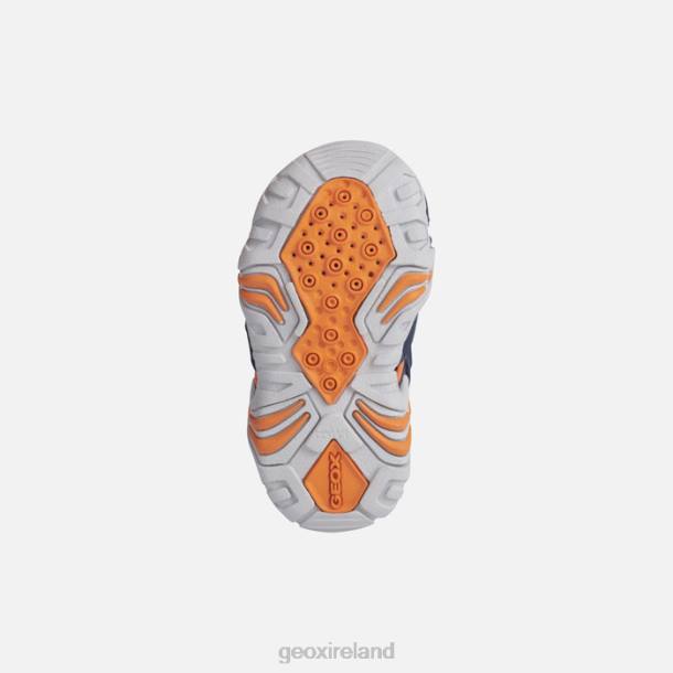 Geox 0ZTB1448 Navy/Orange Kraze Toddler