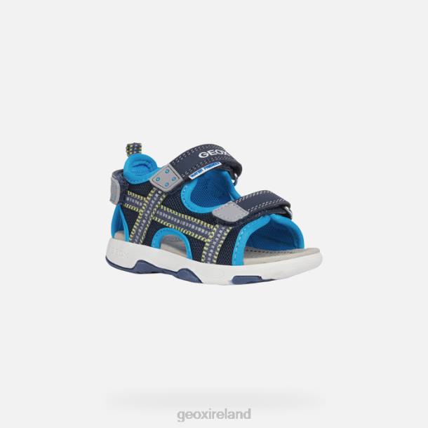 Geox 0ZTB1496 Navy/Azure Sandal Multy Toddler