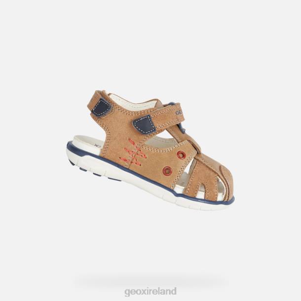 Geox 0ZTB1598 Caramel Sandal Delhi Toddler