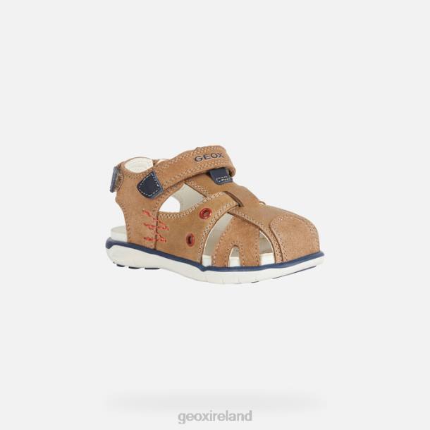 Geox 0ZTB1598 Caramel Sandal Delhi Toddler