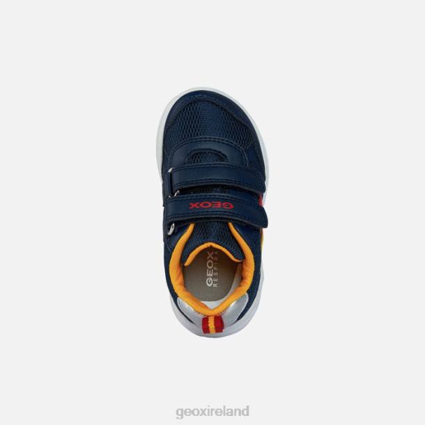 Geox 0ZTB1451 Navy/Yellow Sprintye Baby